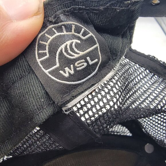 Vans 2017 US Open Of Surfing Huntington Beach Hat Black Snapback Mesh Trucker - Picture 8 of 9